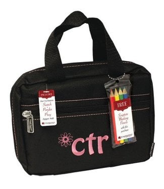 Black/Pink CTR Scripture Tote