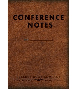 Conference Notes Journal Small Brown 3.5  5.5