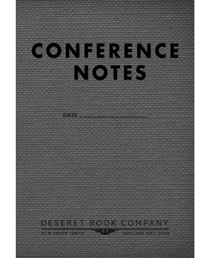 Conference Notes Journal Large Gray 4.5  6.5