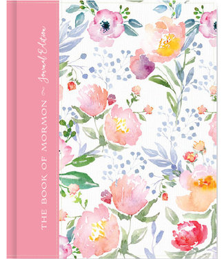 The Book of Mormon, Journal Edition, Pink Floral (No Index)