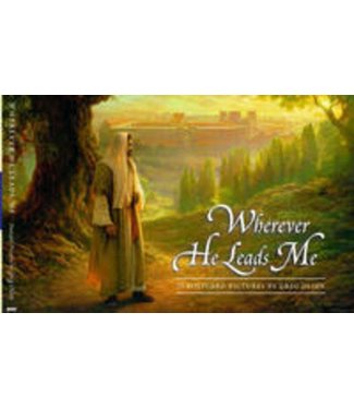 Wherever He Leads Me Postcard Booklet, Greg Olsen—Twenty-eight beautiful postcards