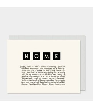 Dictionary Card - Home