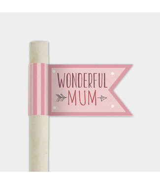 Flag Pencil - Wonderful Mum