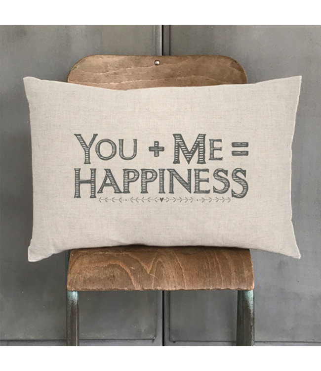 Long Cushion - You + ME = HAPPINESS