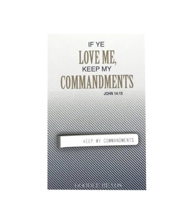 If Ye Love Me Keep My Commandments Tie Bar, 2019 Mutual Theme