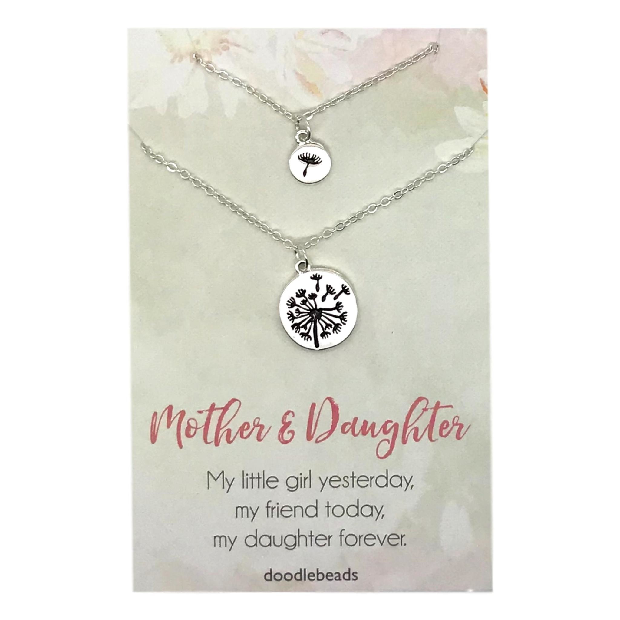 My daughter forever. Mother daughter Necklace. Подвеска кулон Merry Christmas Wish Necklace. Dandelion daughter.