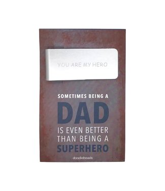 You are my Hero money clip – Sometimes being a Dad is even better than being a superhero, Father’s day gift (Fathersday)