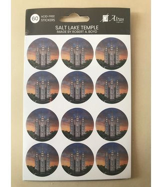 Salt Lake Temple Art By Robert A Boyd 30 Stickers