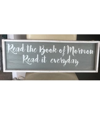 Read the Book Mormon Wall Plaque