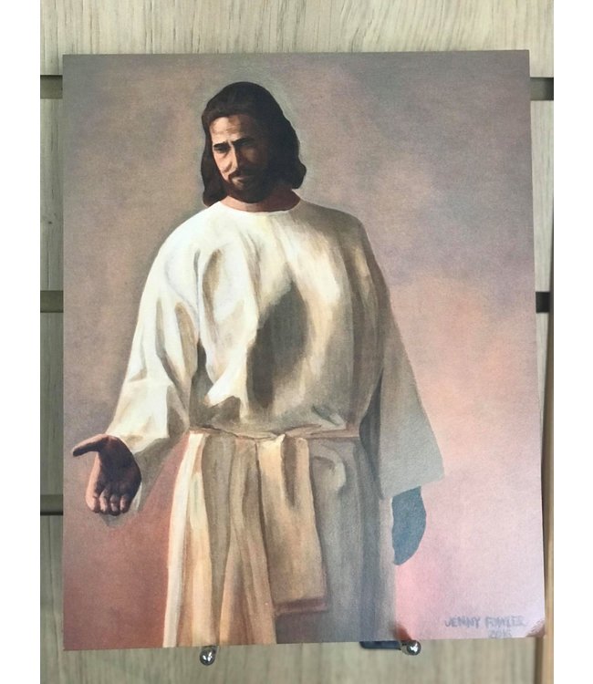 Come Unto Christ . Print 10"x 8" by Jenny Fowler