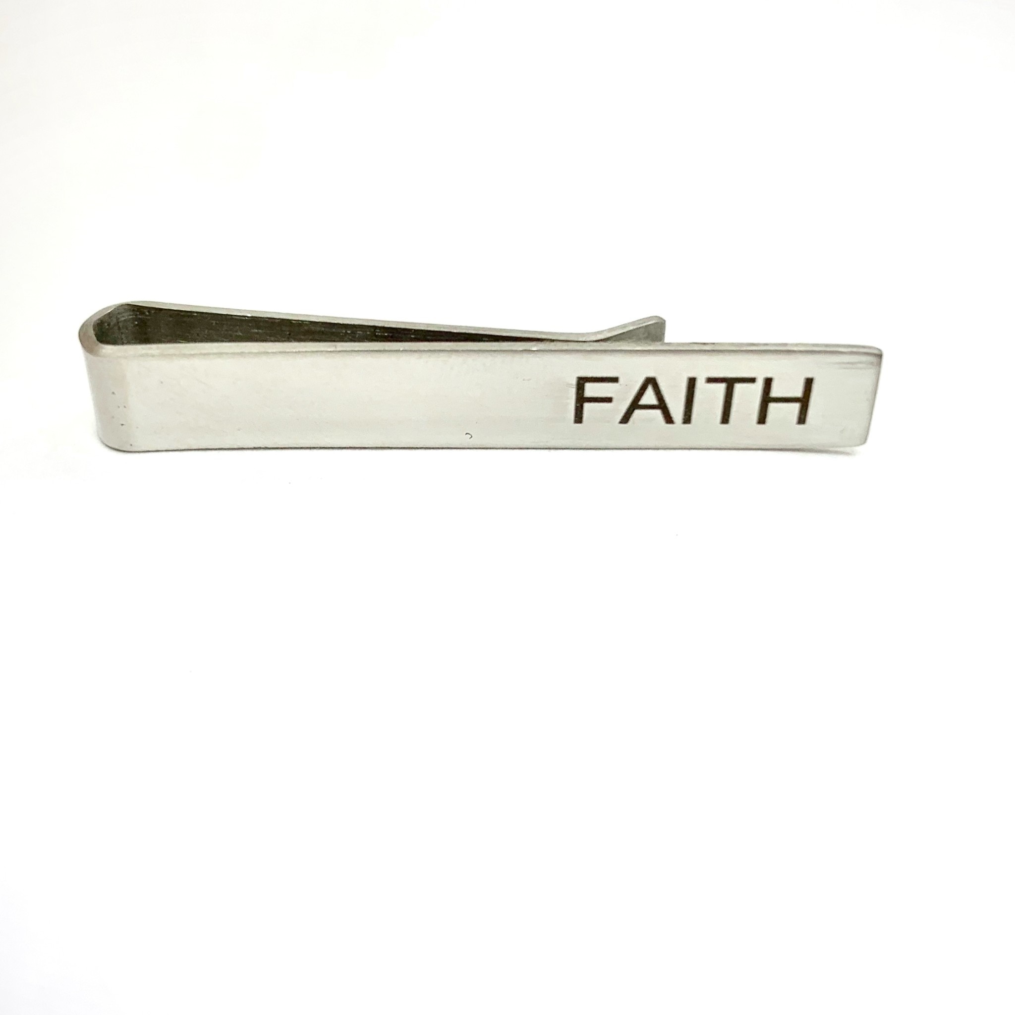 Baptism Greeting Card with Faith Tie Bar