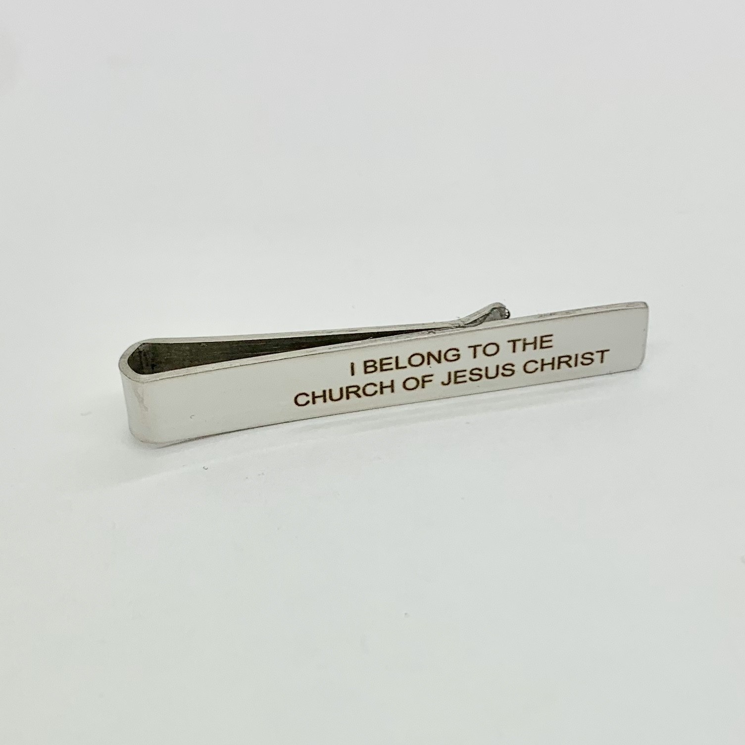 Baptism Greeting Card with “I Belong to the Church of Jesus Christ” Tie Bar