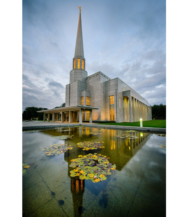 Preston Temple- Morning Reflection 11x14 Print by Scott Jarvie