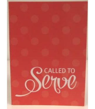 Called to Serve, Coral, Greeting Card