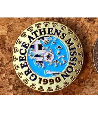 Greece Athens Mission - Lapel Pin