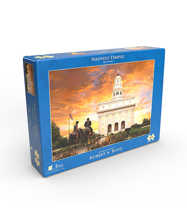 Nauvoo Temple by Robert A. Boyd - Jigsaw Puzzle (500 Pieces)