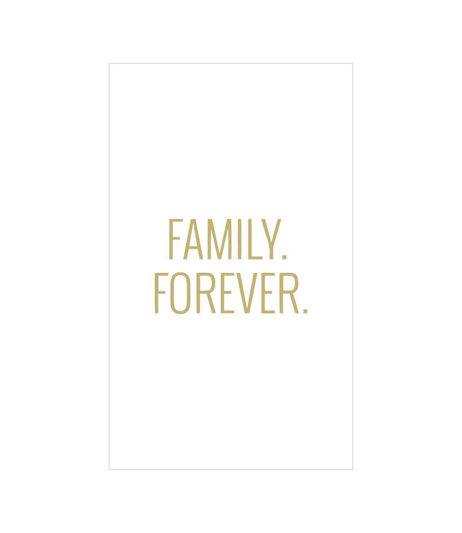 Family. Forever. 3x5 Canvas Magnet