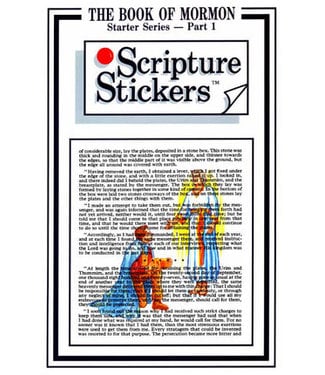 Scripture Stickers Book of Mormon Part One