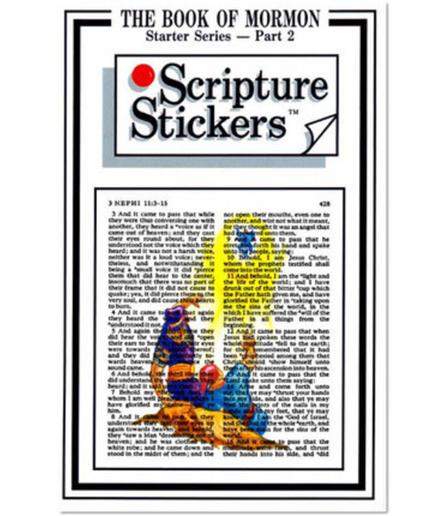 Scripture Stickers Book of Mormon Part two