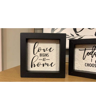 Love Begins At Home Accent Black