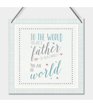 811 -Sq sign-World you are father