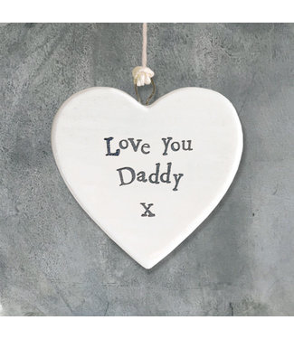 4173 Porcelain heart-Love daddy