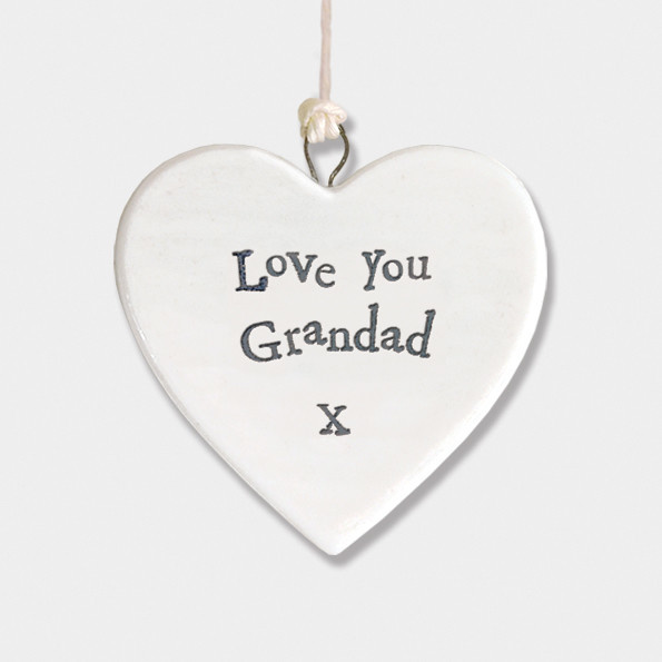 4176 Porcelain heart-Love grandad