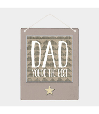 4605 –Sml wood sign-Dad you’re the best