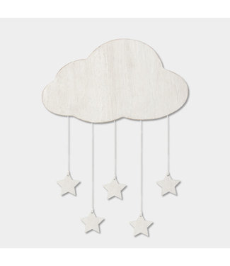 585 Wood cloud with stars