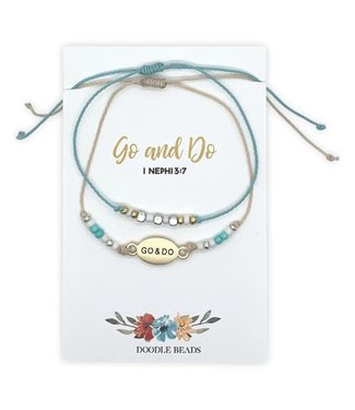 Go and Do Layered Beaded Thread Bracelet, 2020 Mutual Theme