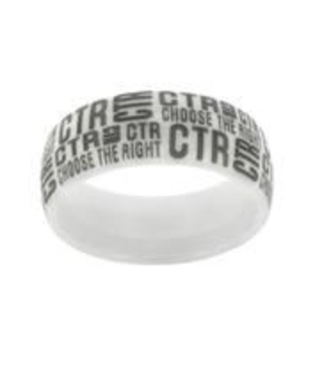 CTR Ring Ceramic White Tabloid