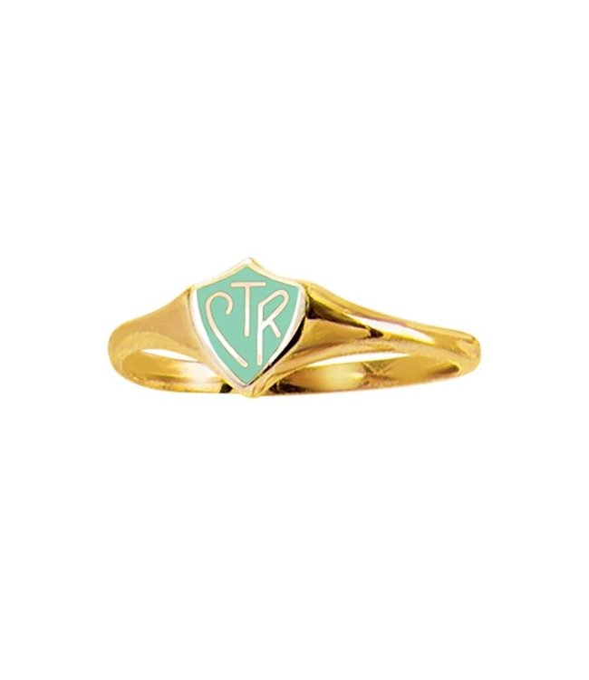 CTR Classic Small Mint & Gold Ring