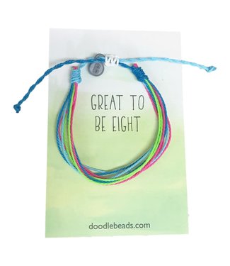 Great to be Eight Thread Bracelet, Friendship Bracelet