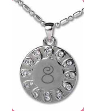 Baptism 8 Necklace (white)