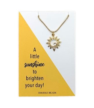 Sunshine Pendant Necklace, A little sunshine to brighten your day!