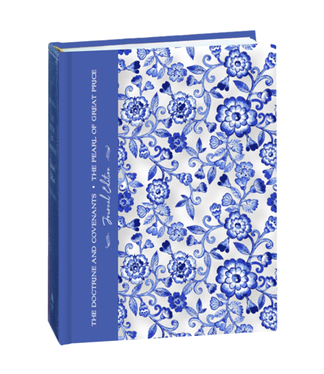 Blue Floral The Doctrine and Covenants and Pearl of Great Price, Journal Edition, Blue Floral by Deseret Book Company