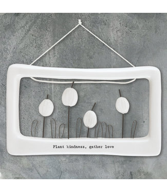 5636 Porcelain open frame-Plant kindness, gather love