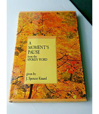 ***PRELOVED/SECOND HAND*** A moment's pause from the spoken word, Kinard