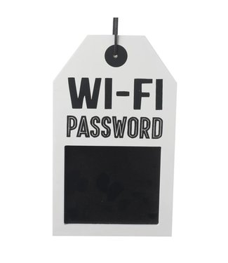 Wooden WiFi Password Sign