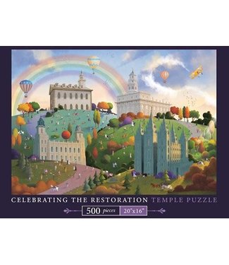 Celebrating the Restoration Temple Puzzle - 500 Pieces