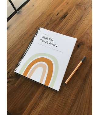 General Conference Journal and Workbook - Rainbow Design
