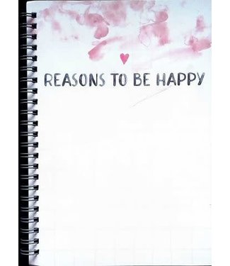 Reasons to Be Happy Journal Pink