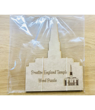 Wooden Temple Puzzle - Preston Temple