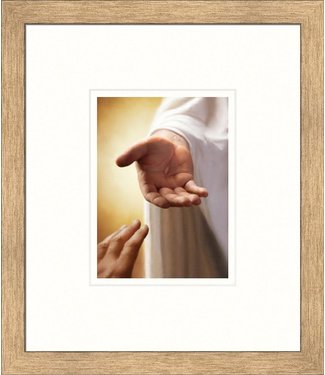 WITHIN OUR GRASP BY JAY BRYANT WARD - 6X8 - PRINT - SILVER FRAME (OUTSIDE DIMENSION 14X16)