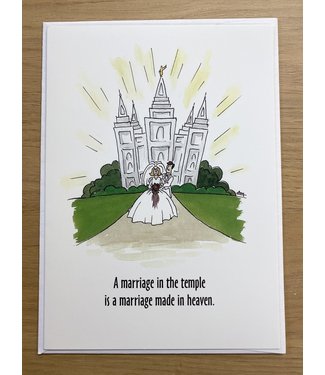 A Marriage In The Temple Card