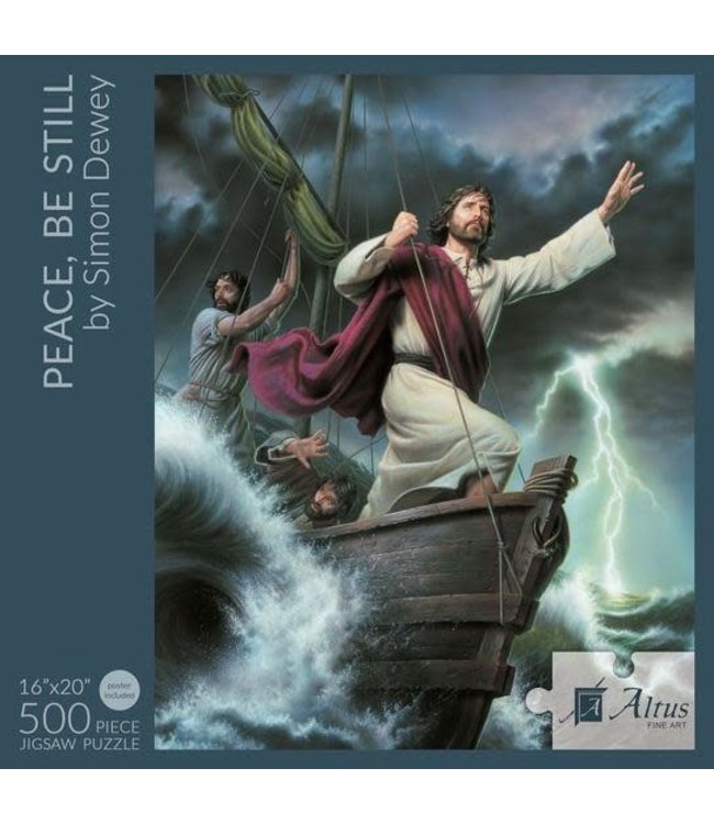 PEACE, BE STILL 16X20 JIGSAW PUZZLE 500 PIECES BY SIMON DEWEY