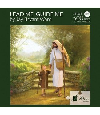 LEAD ME, GUIDE ME 18X18 JIGSAW PUZZLE 500 PIECES BY JAY BRYANT WARD