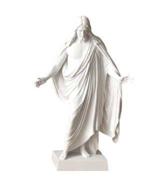 12" Marble Christus Statue by Deseret Book Company