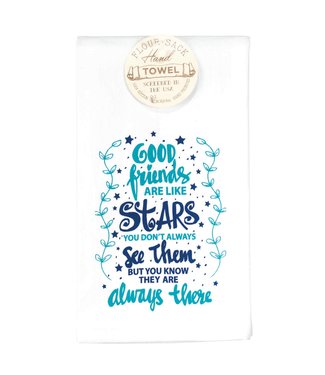 Towel Good Friends Are Cotton 18x22