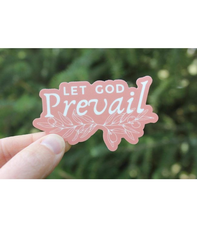 Let God Prevail Vinyl Sticker